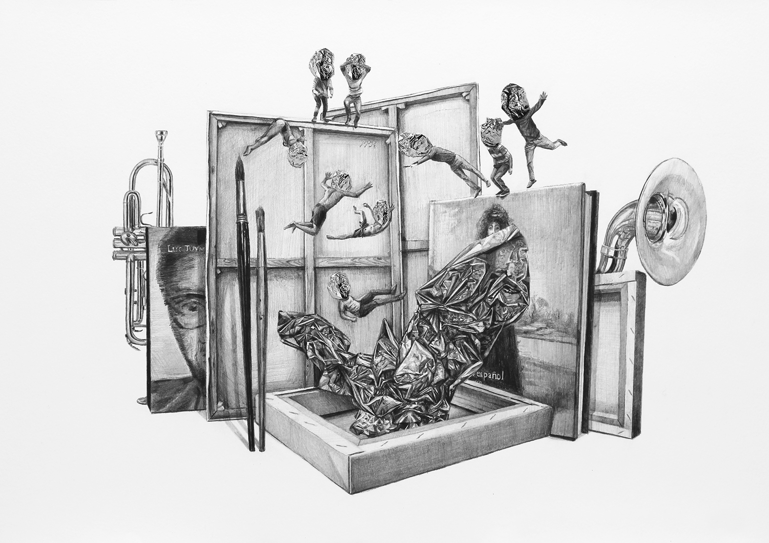 El-salto.-Juanan-Soria.-grafito-sobre-papel.-297-x-42-cm.-2016.1